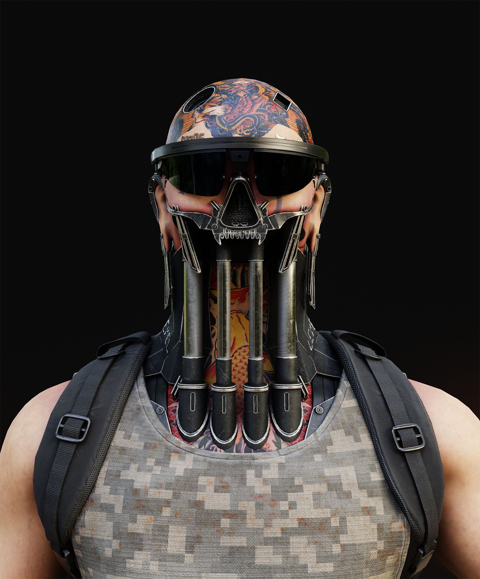 Cybernetic Limb Rigging & Weighting