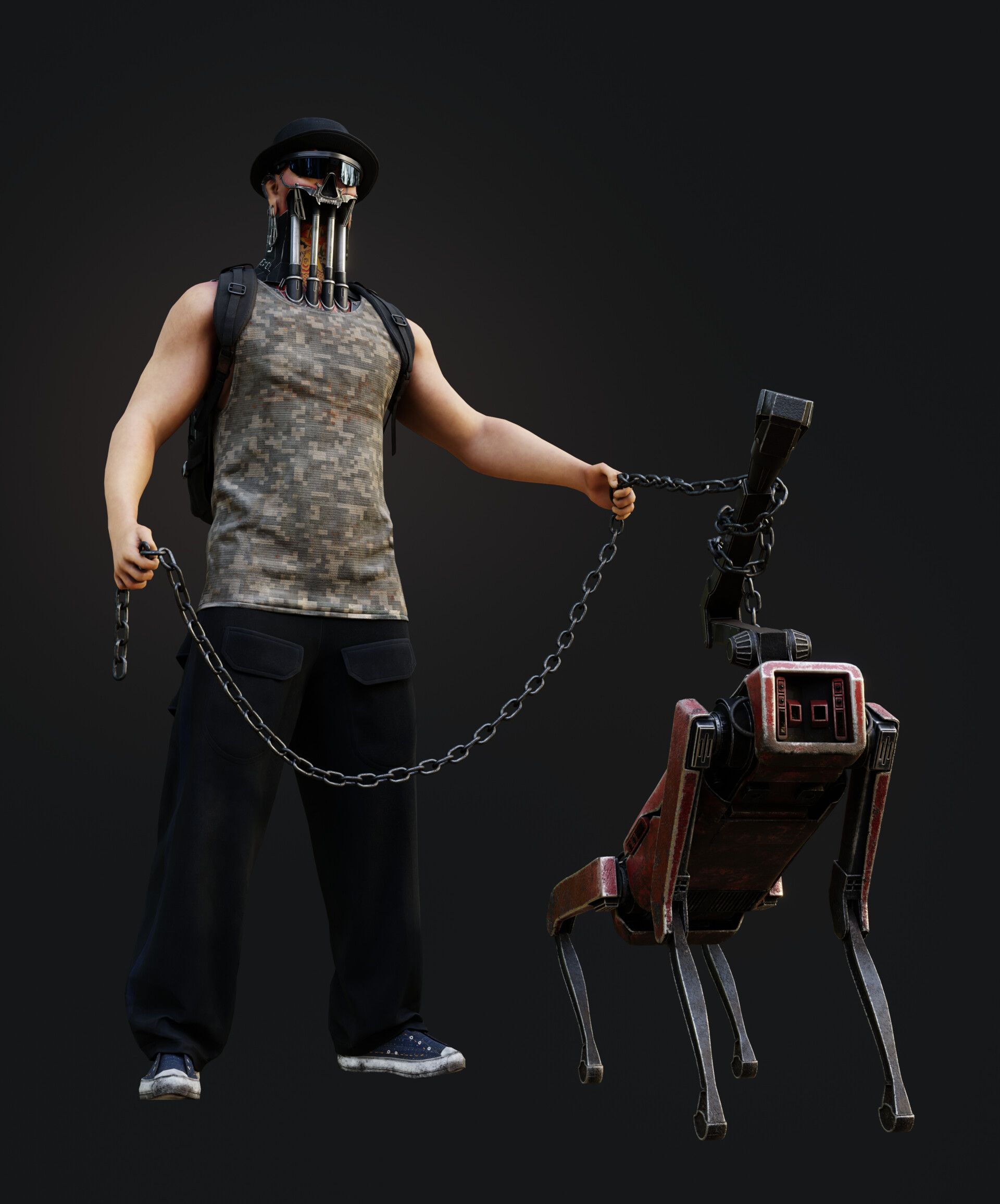 Mechanical Joint Articulation Animation