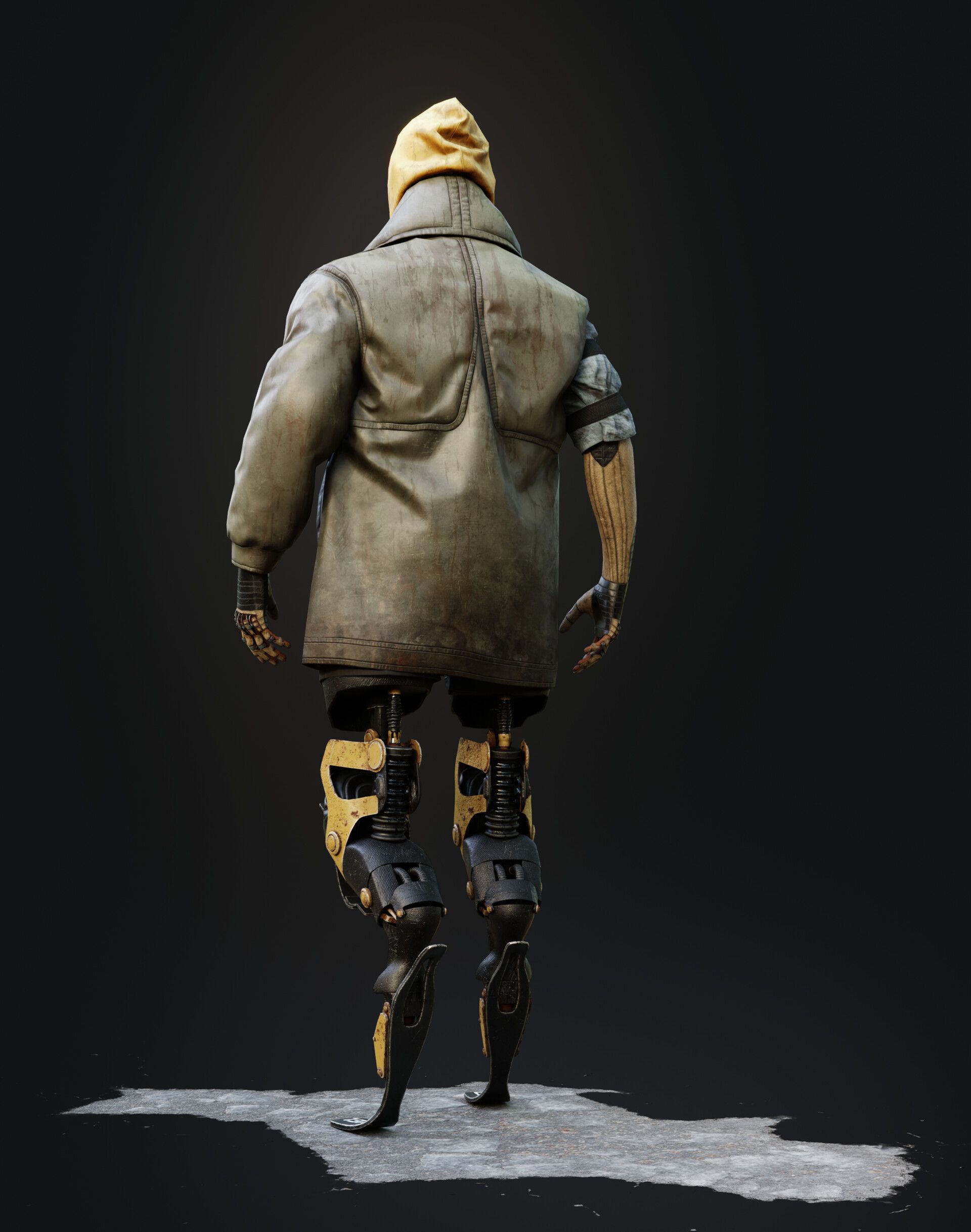 Dystopian Sci-Fi Character Art