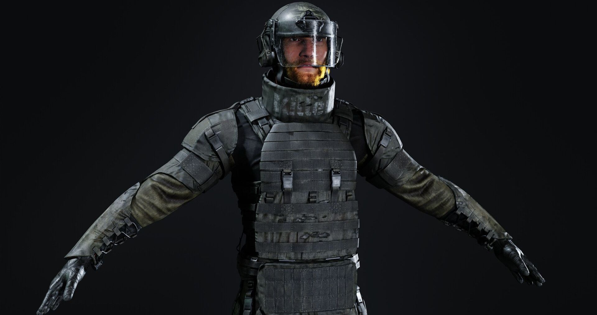 Heavy Ballistic Armor Modeling